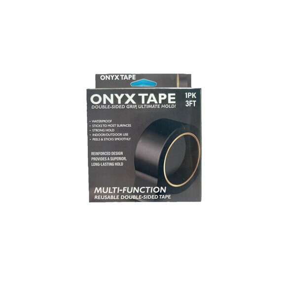 Double Sided Onyx Tape, Reusable, Double Sided, New In Box, 3ft - Picture 1 of 2